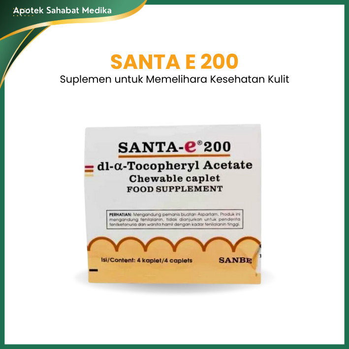 SANTA E TABLET 200 IU