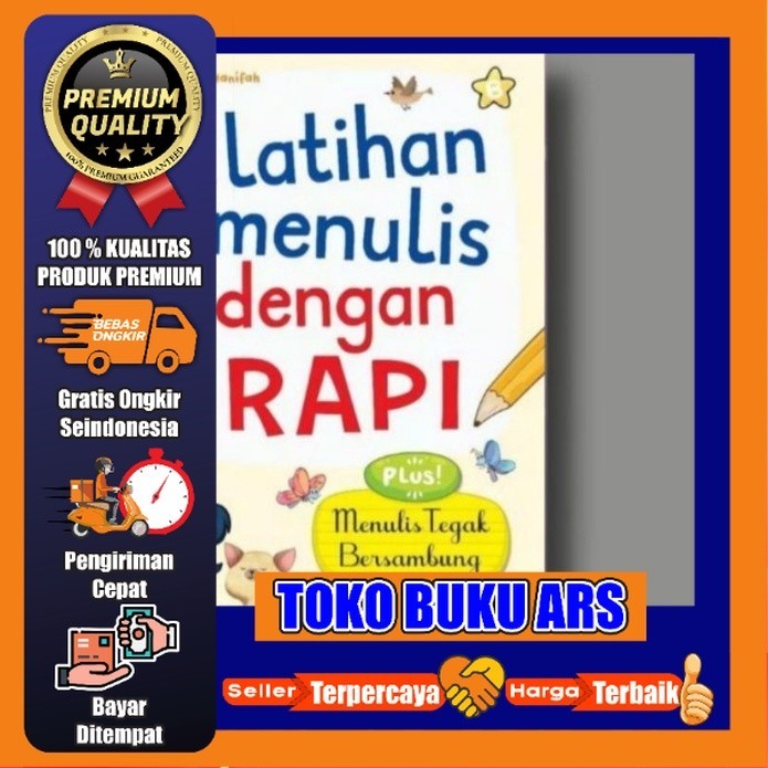 

Buku Latihan Menulis Dengan RAPI untuk TK/PAUD