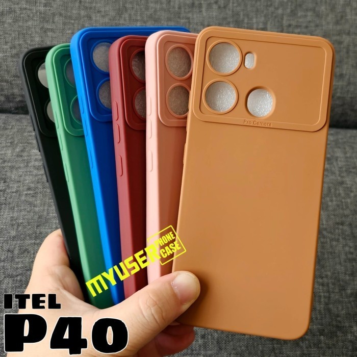 CASE ITEL P40 CASE PRO CAMERA MACARON CASE ITEL P40