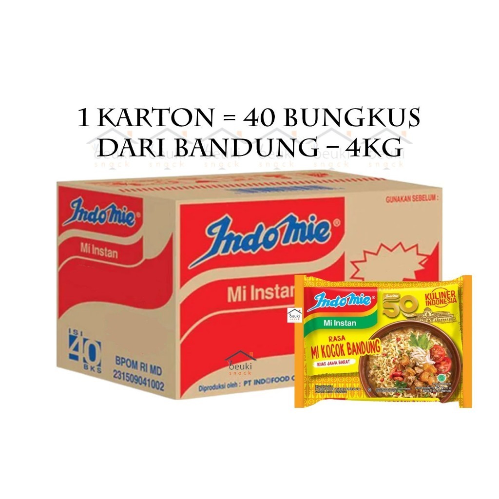 

Indomie Karton Kuliner Kuah Mi Kocok Bandung Khas Jawa Barat - JSF