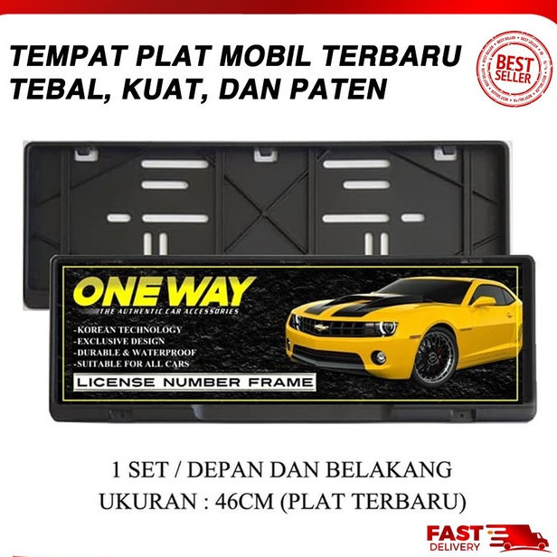 Frame Plat Nomor bk Plat No Mobil Cover Plat Nomor Tatakan one way SS