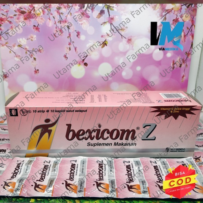 murah- BEXICOM Z | VITAMIN C DOSIS TINGGI | ZINC | MULTIVITAMIN | BECOM ZET -ORI ✔️