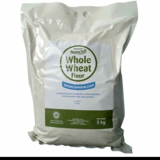 

NATURICH BOGASARI WHOLE WHEAT FLOUR 5 KG tepung gandum