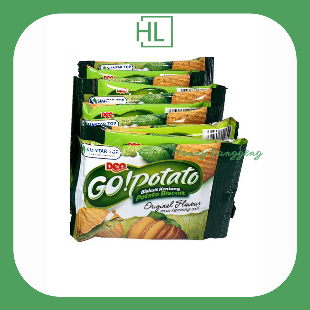 

[HL] Deo Go! Potato 1 Renceng Biskuit Kentang Ecer 500 @10gr dan Ecer 1000 @20gr