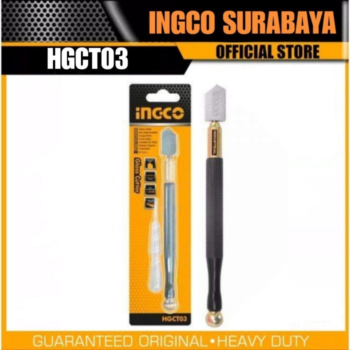 

INGCO HGCT03 ALAT POTONG KACA PISAU GLASS CUTTER