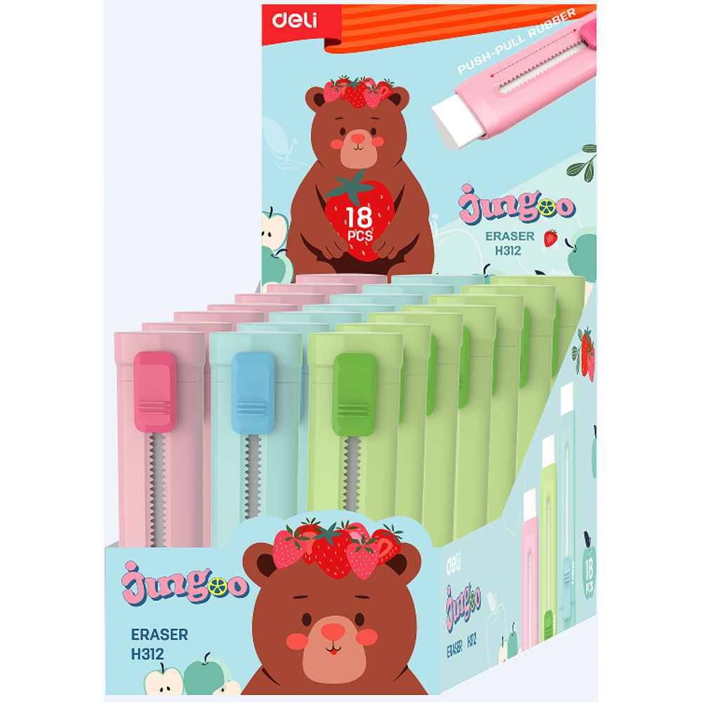 

Deli Jungoo Retractable Eraser / Penghapus Pensil - EH312