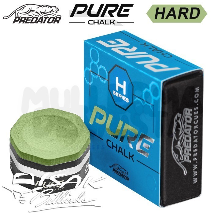 

Predator Pure Chalk - Hard Medium Soft Billiard Chalks Kapur Biliar - Hard
