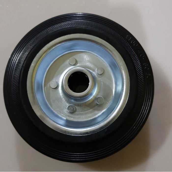 Roda karet 8 inch/ wheel only karet 8 inch/ rubber 8 inch