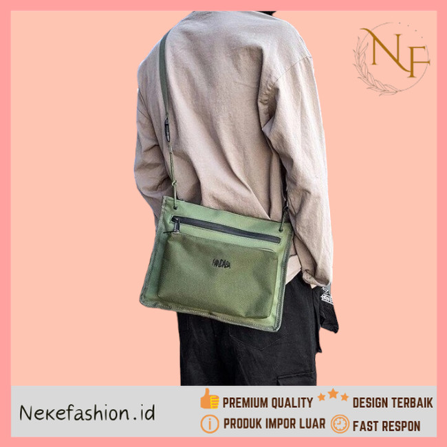 NEKE FASHION Premium Kualitas - Tas Selempang Cowok Tas Selempang Pria Tas Selempang Pria Tali Panja