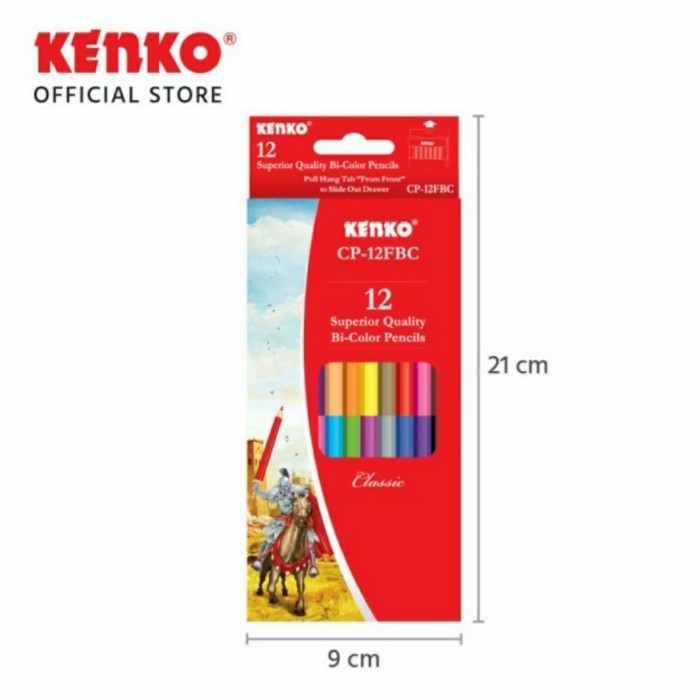 

Pensil Gambar KENKO BIOCOLOR CP-12FBC 12 Warna