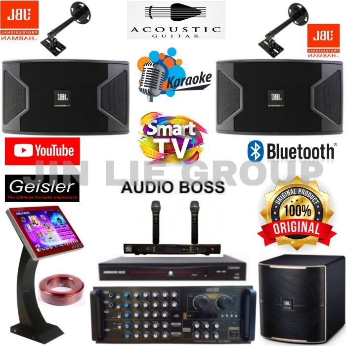 DISTRIBUTOR PAKET SOUND SYSTEM KARAOKE JBL 10 INCH AUDIO BOSS GEISLER