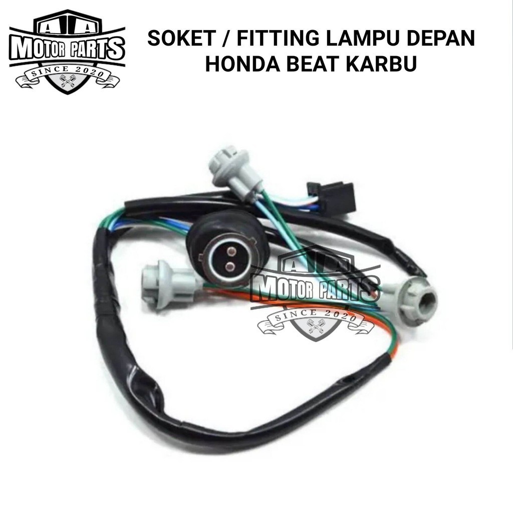 SOKET LAMPU DEPAN BEAT KARBU