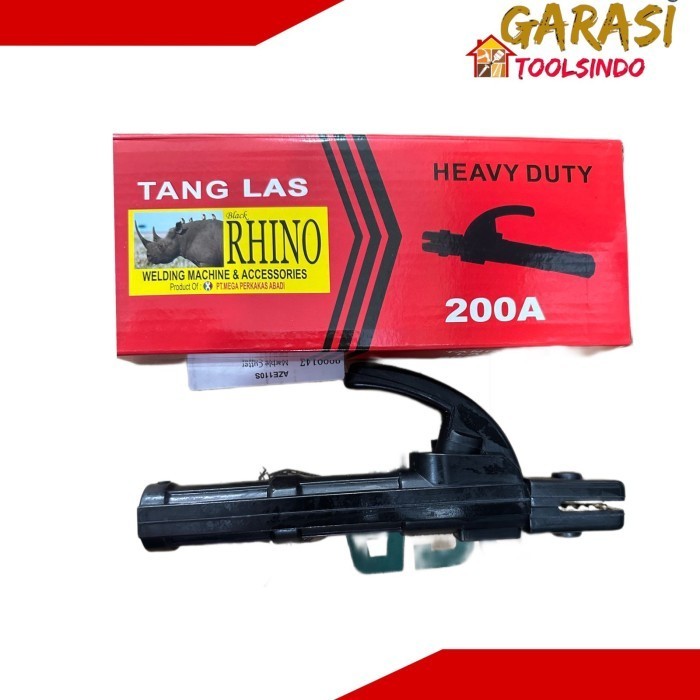 RHINO stang las 200a kuningan tang las gagang mesin las 200 a