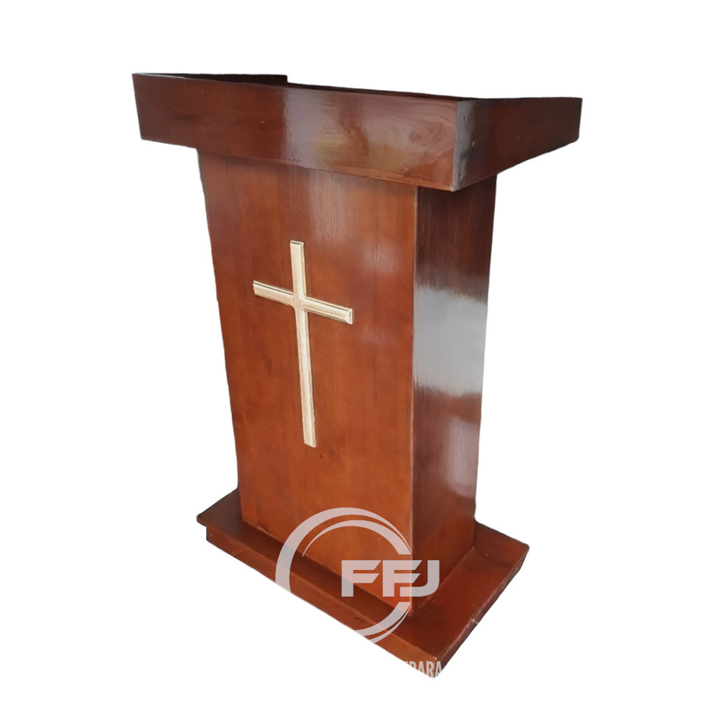 Mimbar podium gereja minimalis mimbar salib gereja