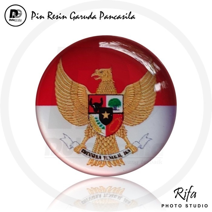 

PIN GARUDA PANCASILA VARIAN WARNA RESIN - Merah Putih