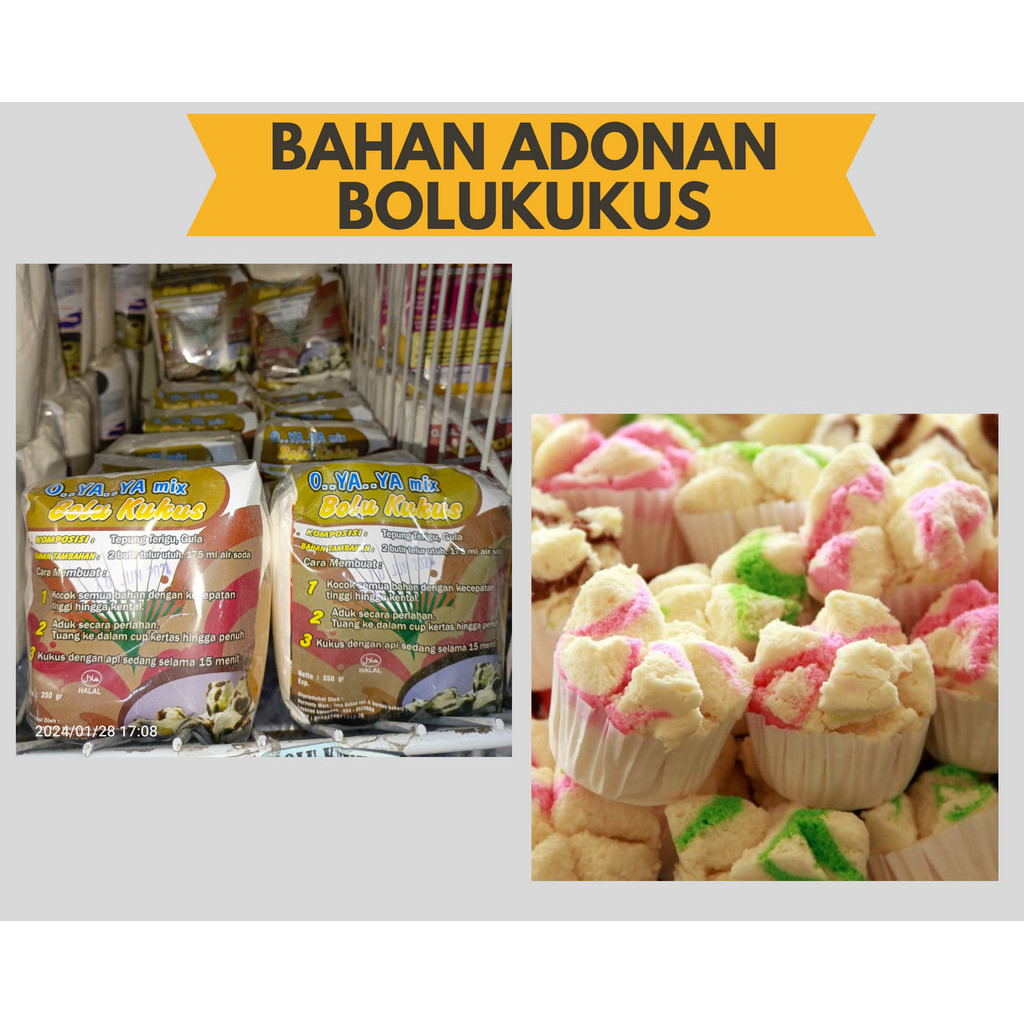 

BAHAN ADONAN KUE BOLU KUKUS PRAKTIS + RESEP TERMURAH