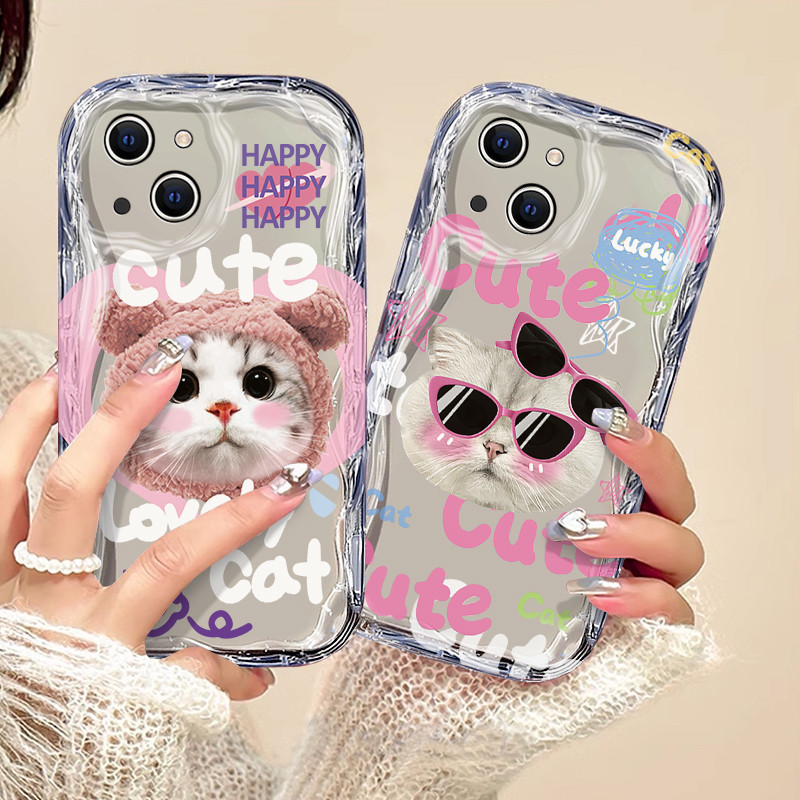 【Cute Cat】 Casing Hp Infinix Note 30 12 Pro X657 Infinix Hot 20 30 8 9 Note 12 G96 Infinix Smart 7 6