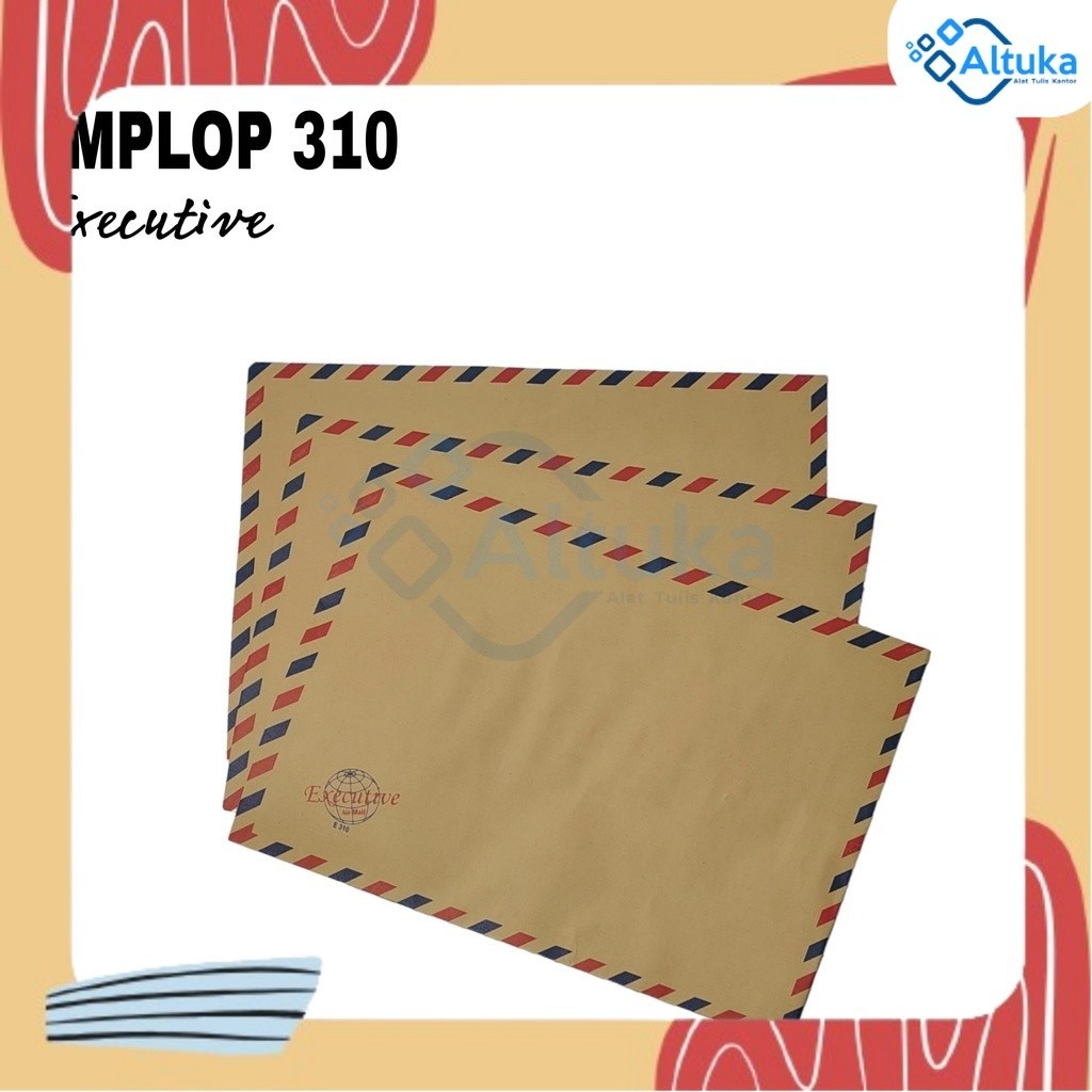 

(10pcs) Amplop Lamaran Kerja 310 Air mail Tali