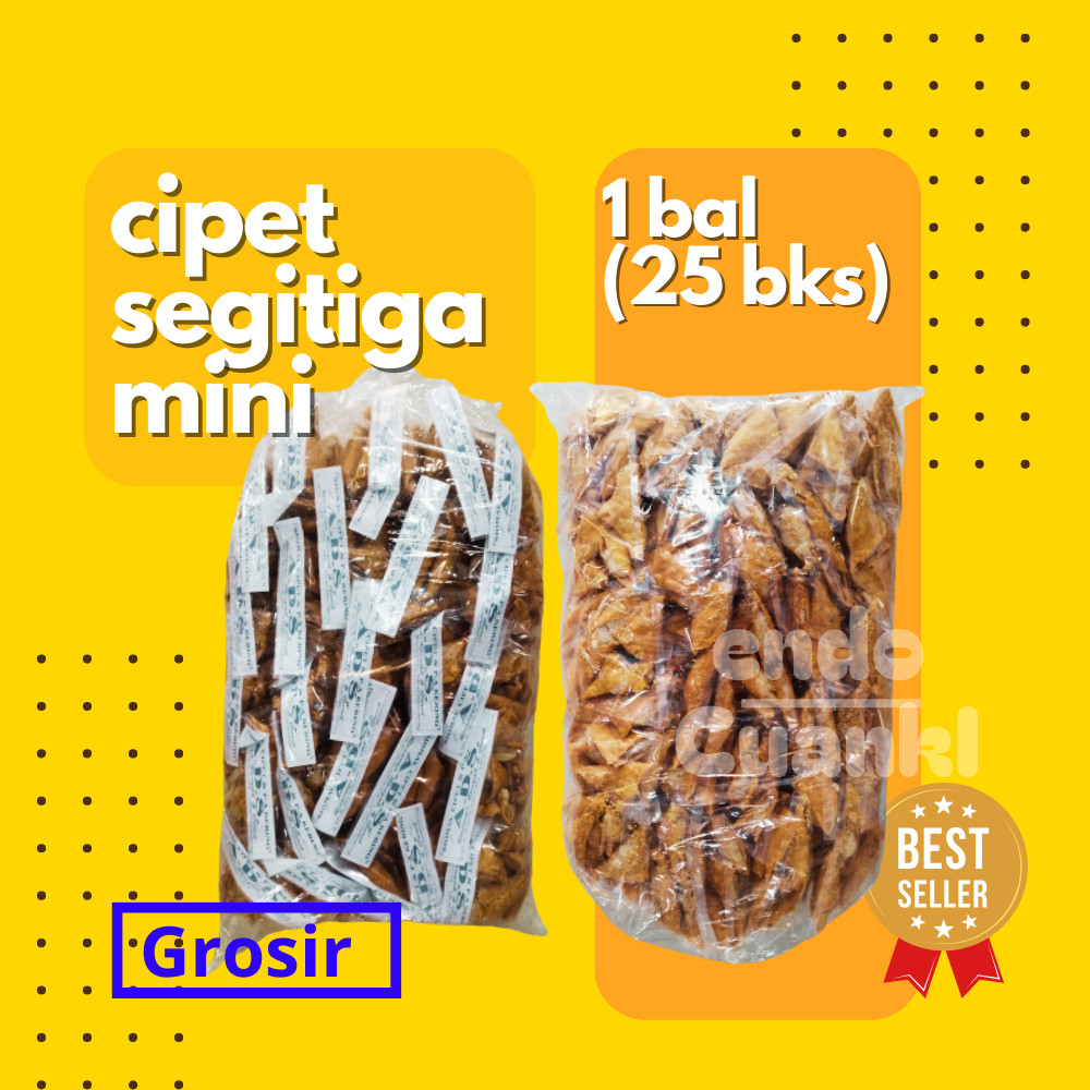 

1 BALL CUANKI CIPET mini, Cipet Besar, Cuanki Segitiga Cipet Kecil topping Baso Aci