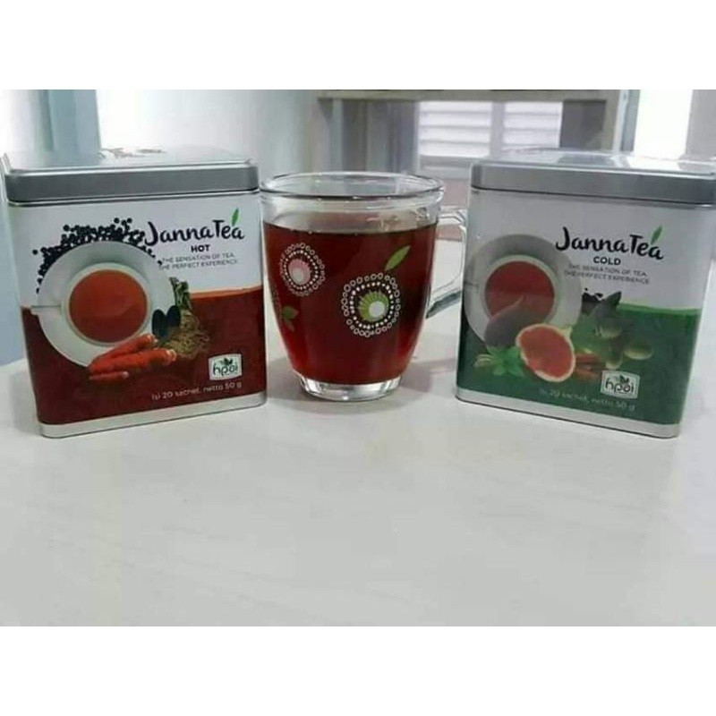 

Teh HNI - JANNATEE HOT & COOL - Sensasi Teh Herbal Alami - Melegakan Tenggorokan MYK AS03