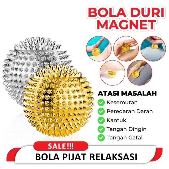 Bola Duri Magnet Kecil Alat Pijat Akupuntur Terapi Kesehatan Stroke