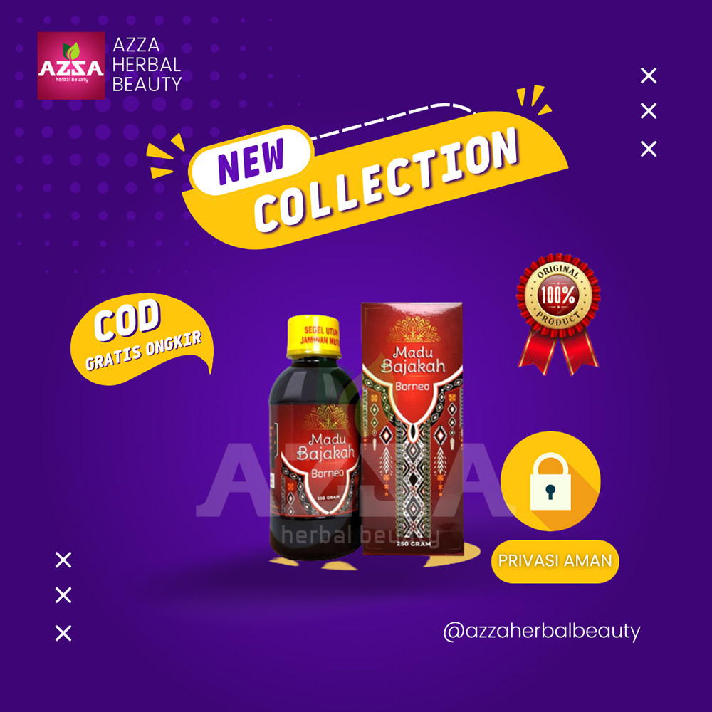 AZZA COD MADU BAJAKAH BORNEO - Madu Bajakah Asli 100% Kalimantan Original ORIGINAL