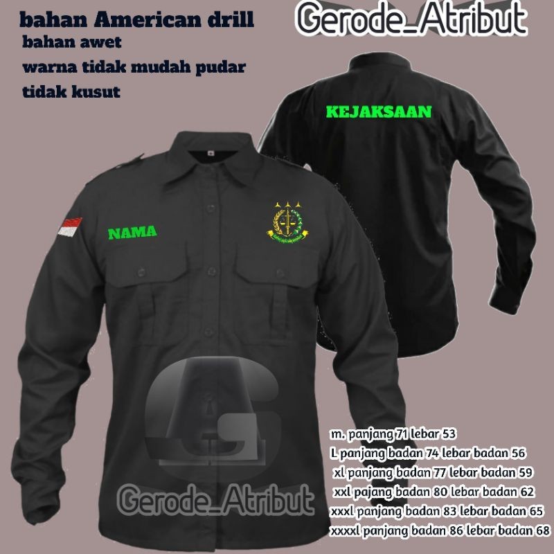KEMEJA PDL KEJAKSAAN / BAJU KEMEJA KEJAKSAAAN / KEMEJA  KEJAKSAAN