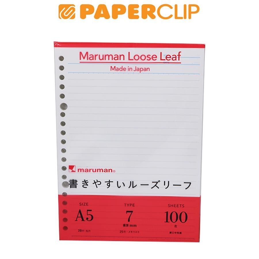 

LOOSE LEAF A5 MARUMAN L1300H 100S 7MM