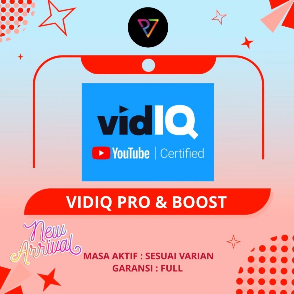 Akun VidIQ Pro Untuk Boost Channel Youtube Premium Murah Termurah Bergaransi