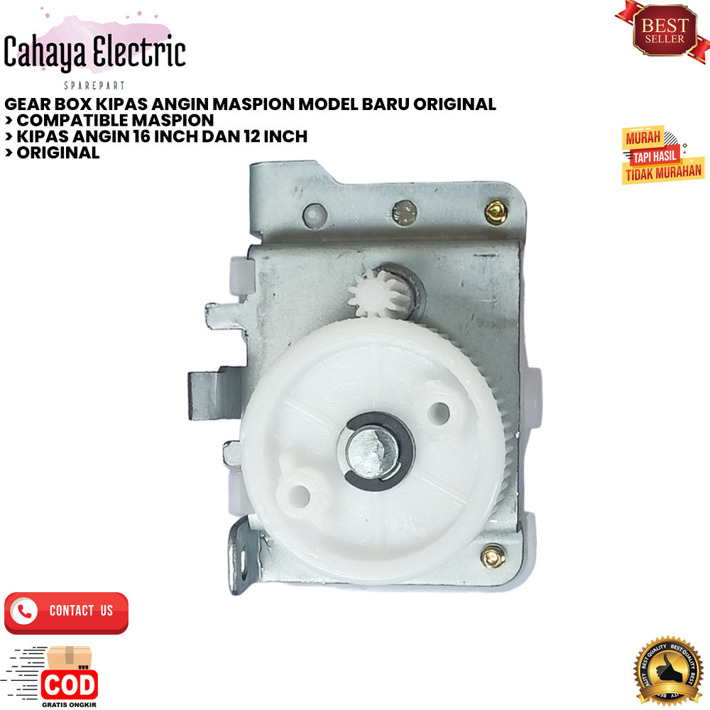 GEAR BOX KIPAS ANGIN MASPION MODEL BARU ORIGINAL (CAHAYAELECTRITERANG)