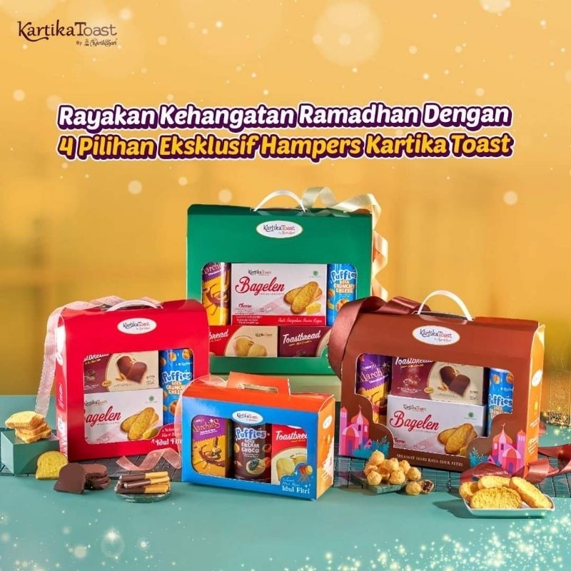

DISKON kue kering kue lebaran parsel idul fitri kartiksari toast hampers kue lebaran kartikasari gift