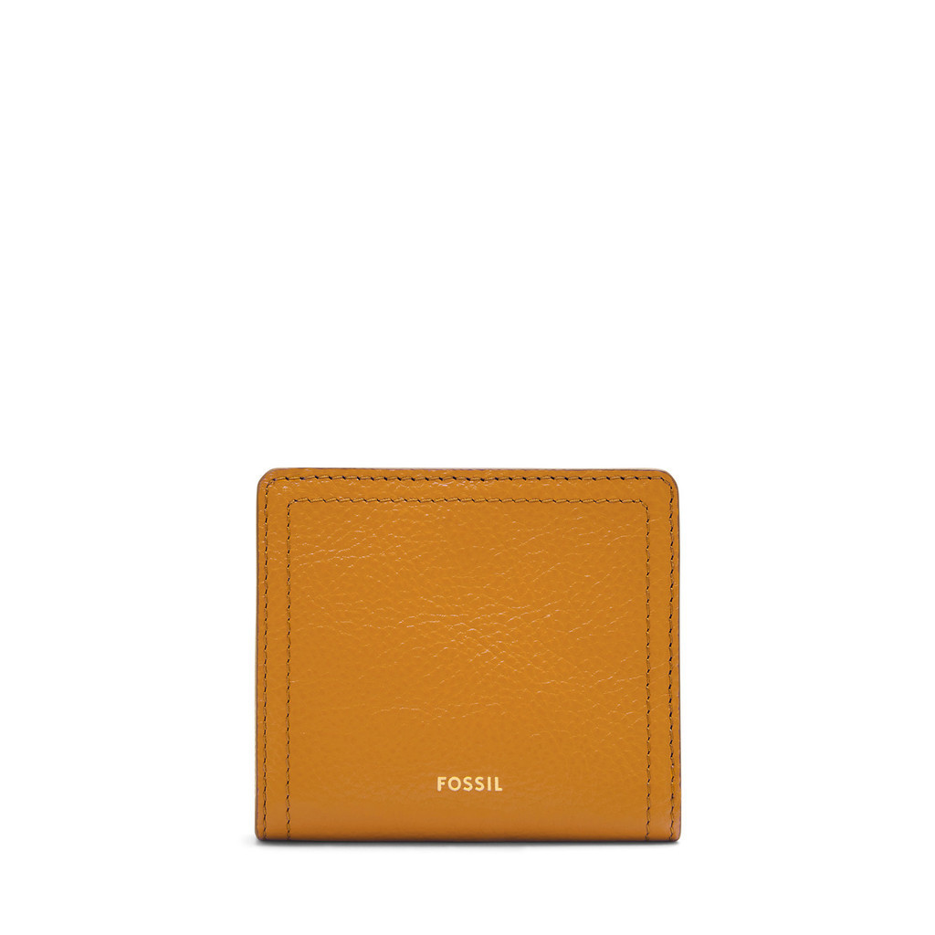 Fossil Logan Small RFID Bifold Ochre Dompet Wanita - SL7829-763