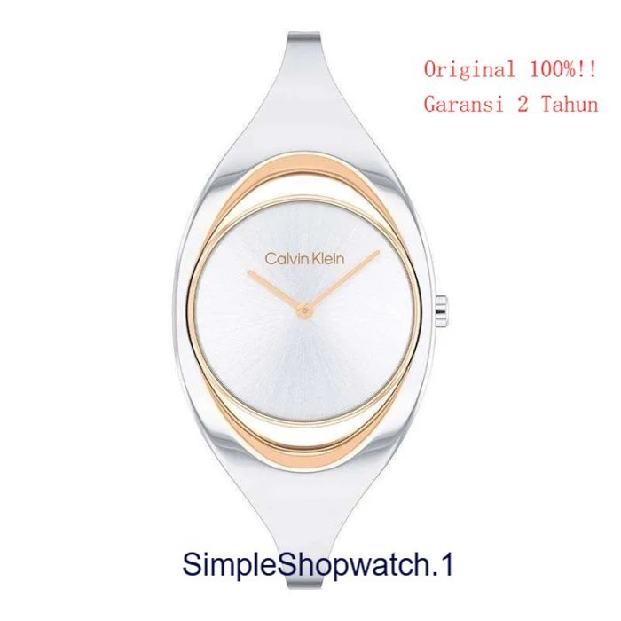 Original 100% Jam Tangan Wanita CALVIN KLEIN 25200424 CK-25200424 Garansi Resmi 2 Tahun