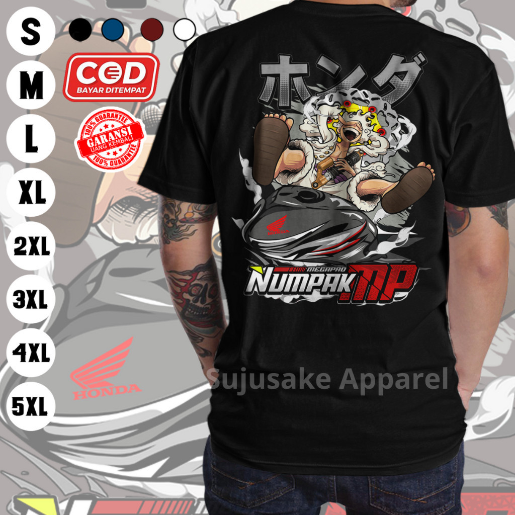 V420 Baju Kaos Pria Numpak Honda Herex Mp Mega Pro Megapro Primus Gank Distro Original Sujusake Appa