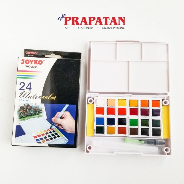 

Joyko Watercolor 24 Warna WC-2001 / Cat Air Joyko -YY41