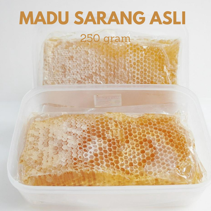 

Raw Honey Comb Madu Sarang Asli 250 gram