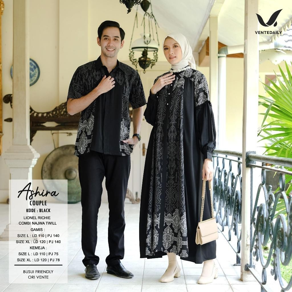 Vente Daily Ashira Baju Set Couple Pasangan 2024 - Baju Couple Pasangan Terbaru 2024 - Baju Set Coup