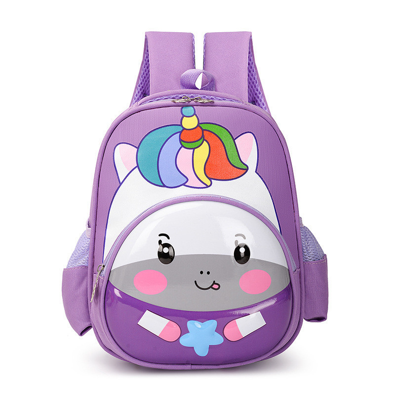 Tas Punggung Sekolah Cangkang Keras Kartun Dinosaurus Tas Ransel Sekolah Desain Kelinci Lucu untuk A