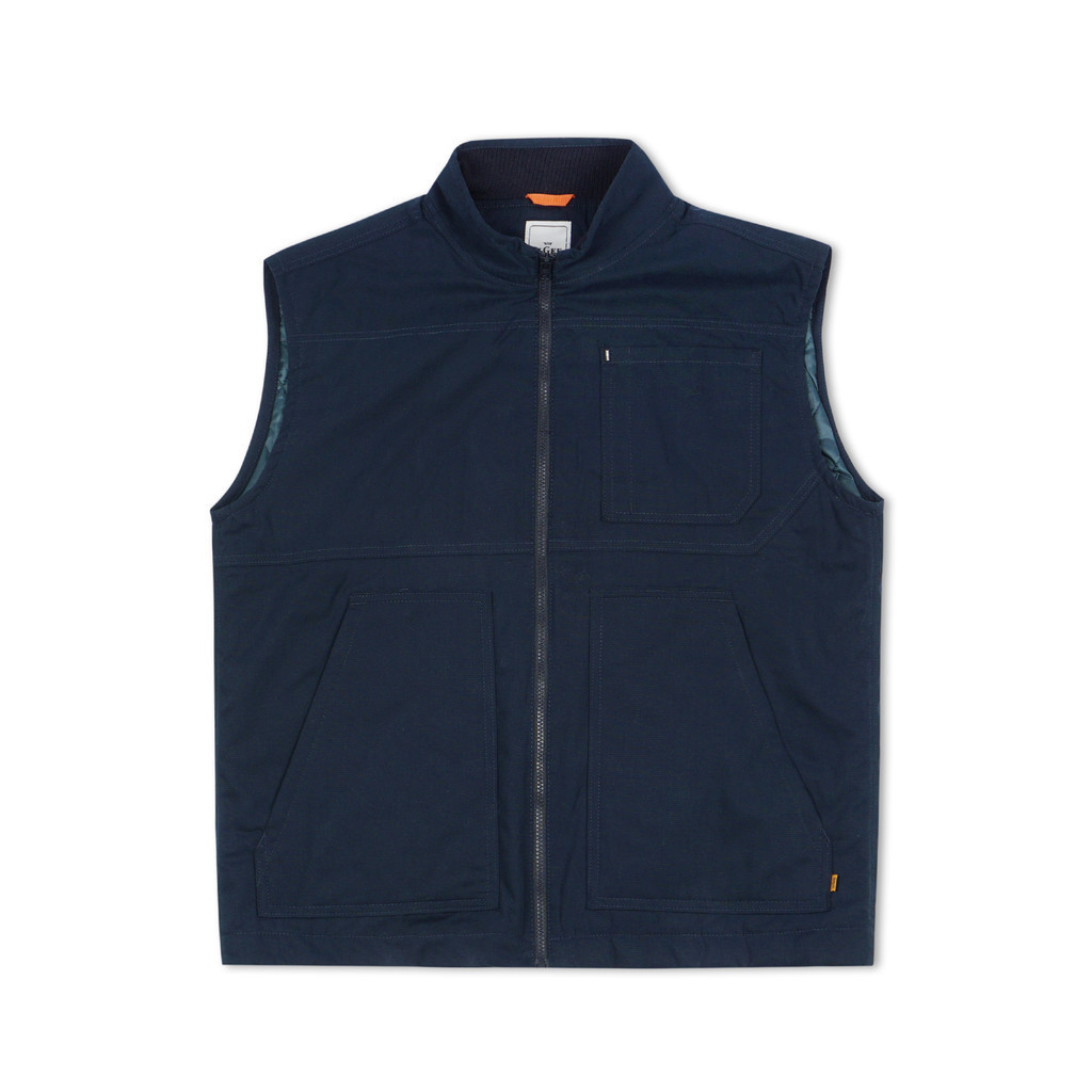 M.Gee Jaket Rompi Vest Pria Mgee Original WALTER C009 Navy