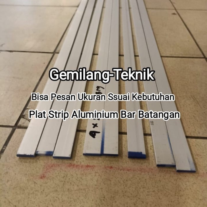 Plat Strip Aluminium 10mm X 25mm X 3000 - Plat Aluminium Strip