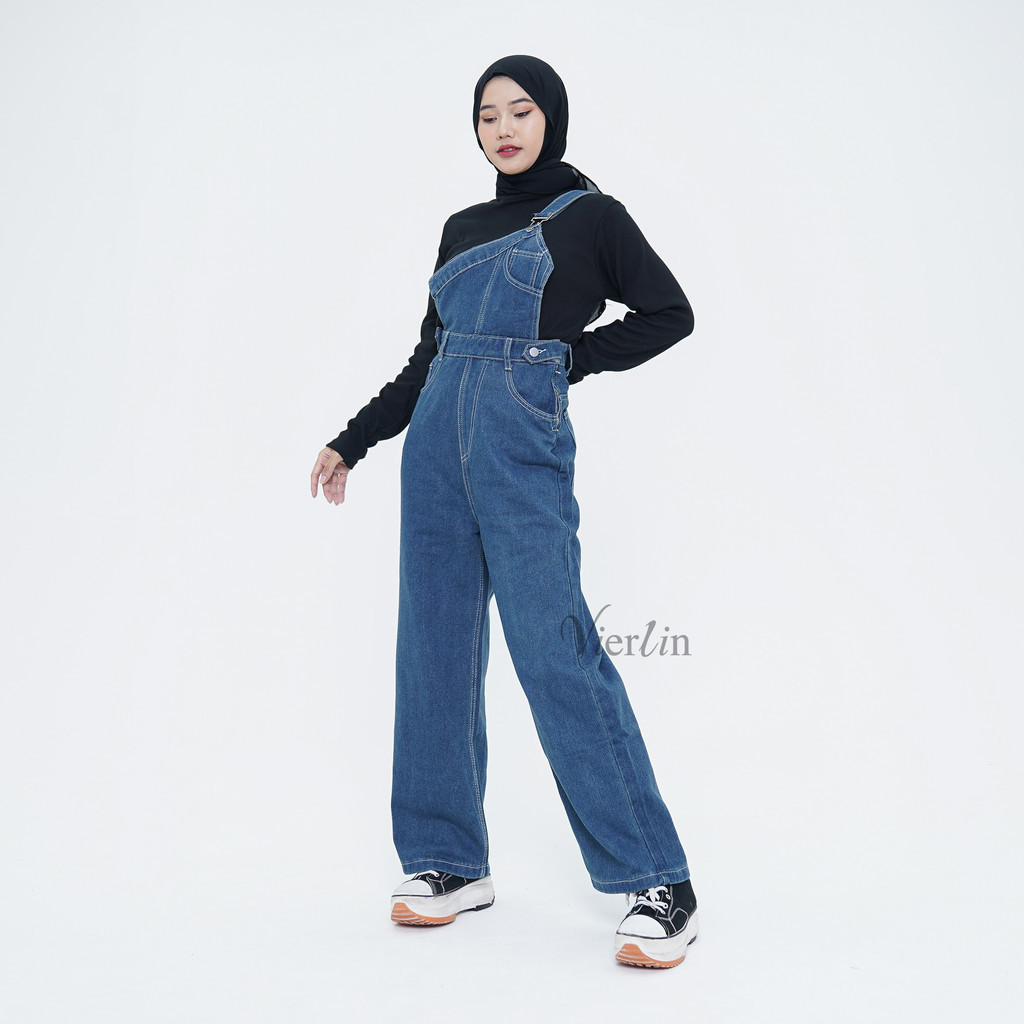 VIERLIN - Jumpsuit jeans 2078