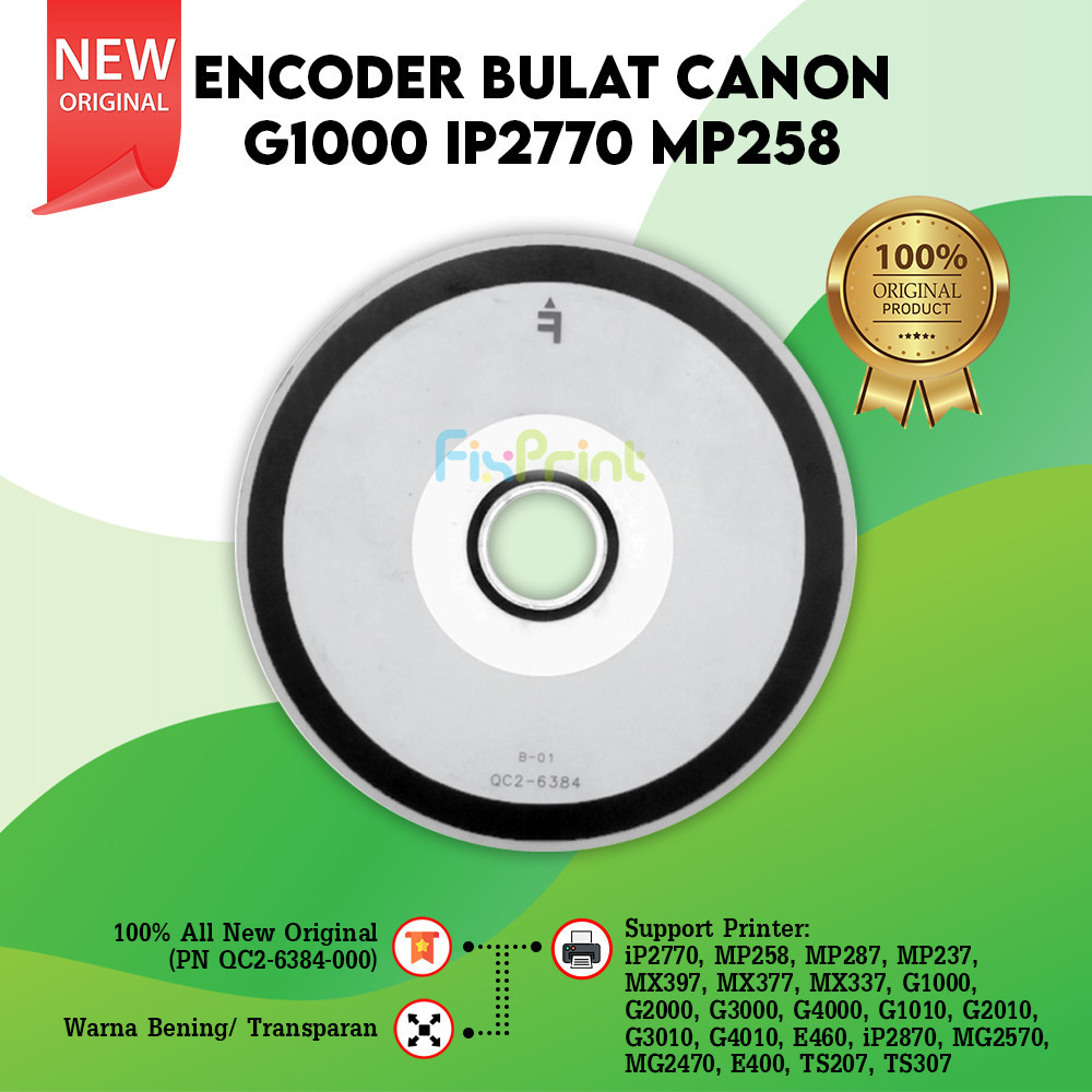 Encoder Bulat Canon Timing Disk IP2770 , MP258 , MP287 , MP237 , MX497 , G1000 Used / New