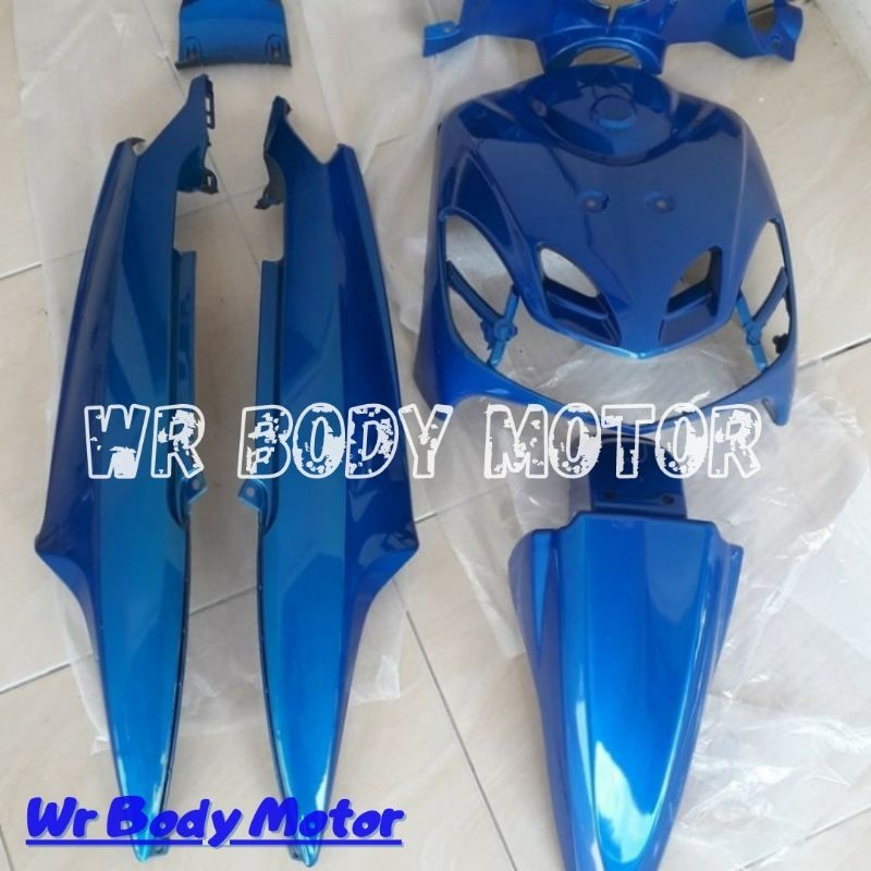 Body Halus Yamaha Mio Smile Warna Biru Full Set