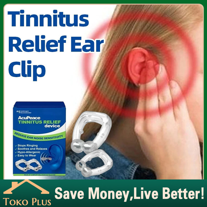 Tinnitus Relief klip untuk Telinga Berdengung Portabel Alat Penghilang Telinga Tinnitus