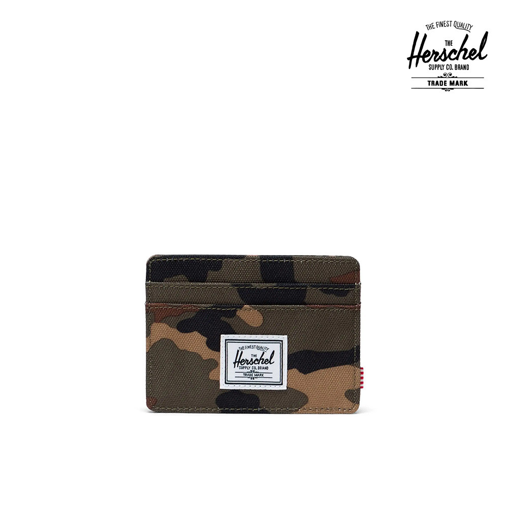 Herschel Charlie Cardholder Os - Woodland Camo