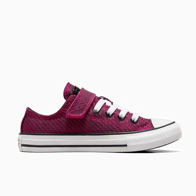 Sepatu Sneakers Anak Converse CT AS High Easy On Sparkle Party Purple Original A05505C
