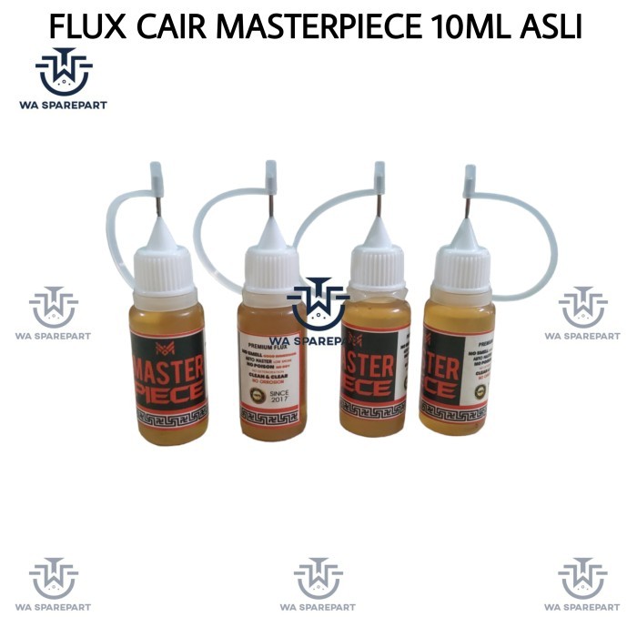 FLUX CAIR SOLDER ELEKTRONIK MASTERPIECE / MASTER PIECE 10ML ORIGINAL - MASTERPIECE ORI