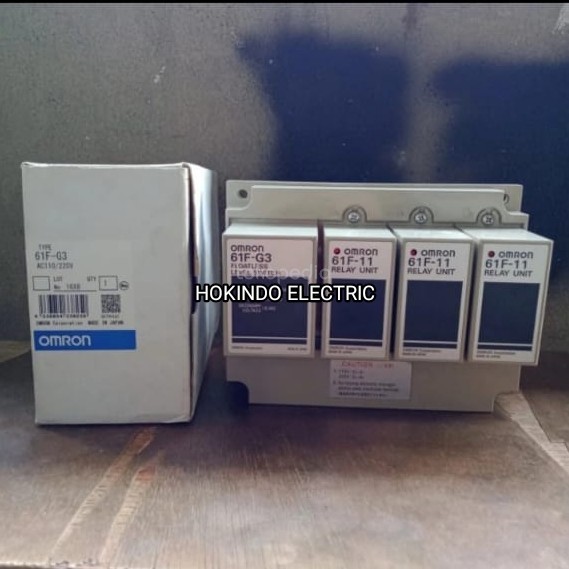 WLC OMRON 61F-G3 / FLOATLESS LEVEL SWITCH 3 TANGKI 110/220VAC ORIGINAL