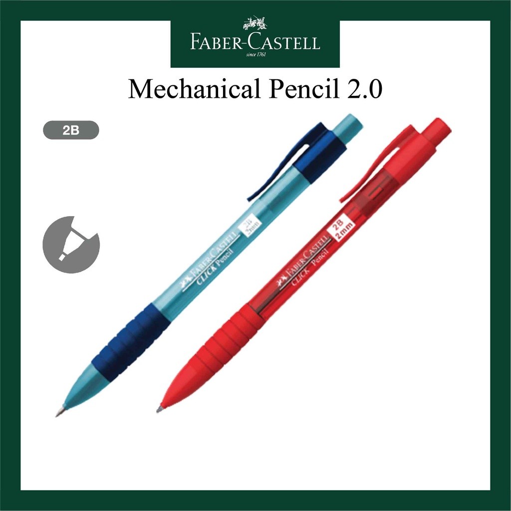 

MECHANICAL PENCIL 2.0MM BAR FABER CASTELL 132847/PENSIL MEKANIK 621295328