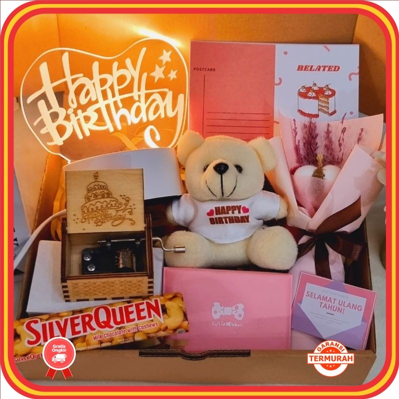 

Hampers Lebaran Idul Fitri Valentine Murah Unik Lucu Keren /hampers cewek kotak musik / kado cewek / hadiah ulang tahun cewek